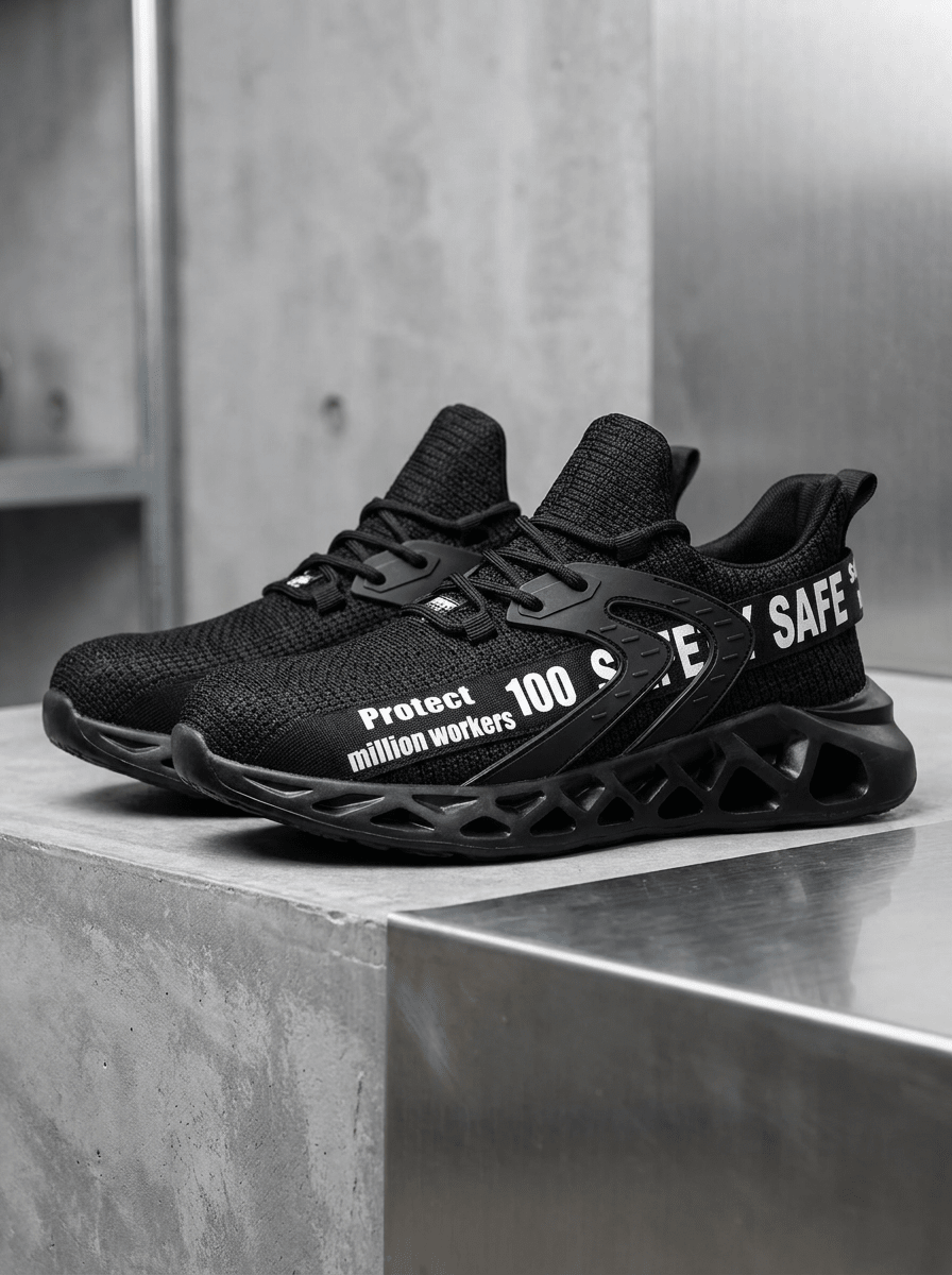 Schoenen – Heren – All Season – Sportieve Veiligheidsschoenen met Stalen Neus – Montford Co - Montford & Co