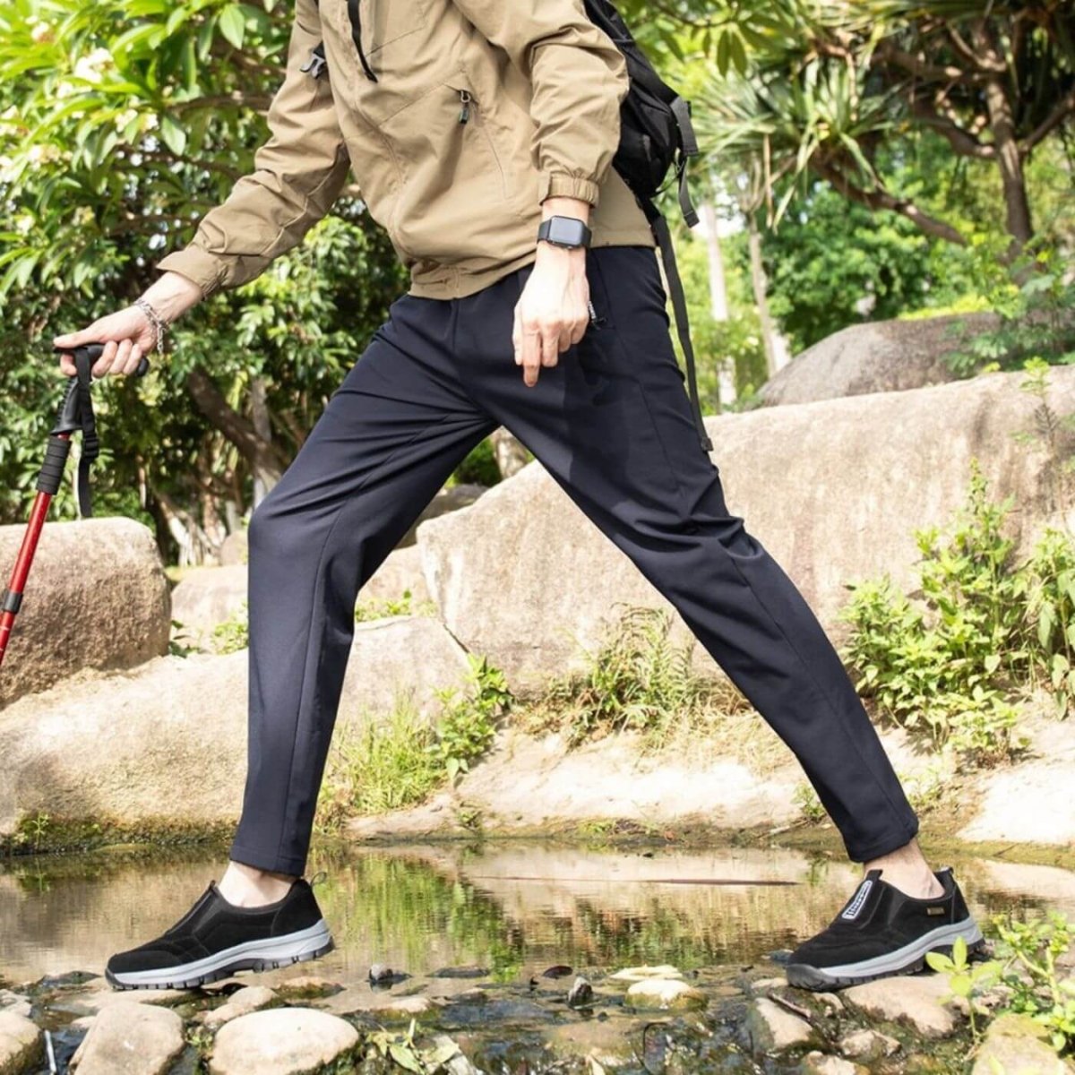 Schoenen – Heren – All Season – Wandelschoenen met Ondersteunende Inlegzolen – Montford Co - Montford & Co