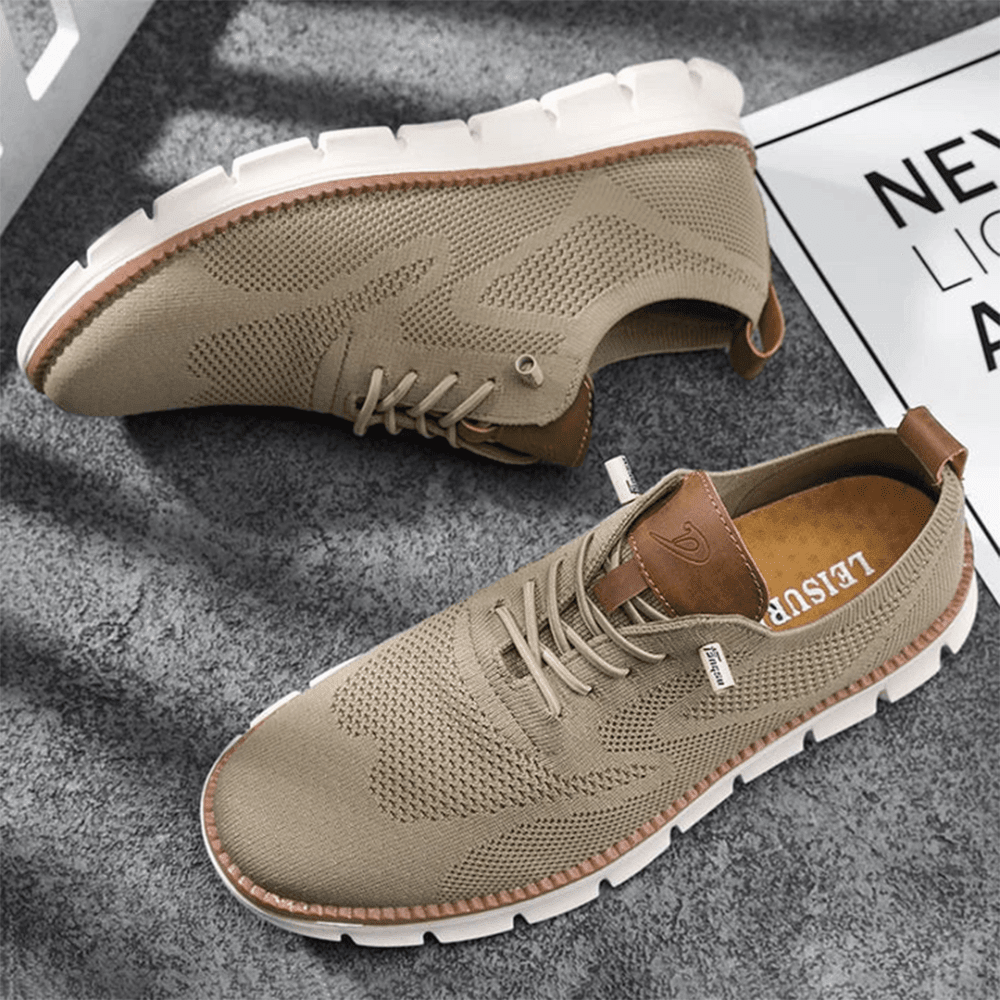 Schoenen – Mens – All Season – Ultracomfortabele Ademend Herenschoenen – Montford Co - Montford & Co