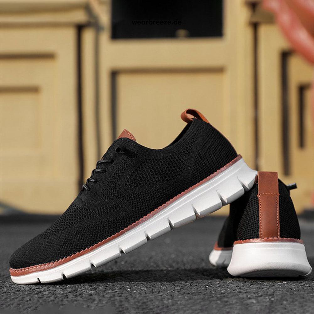 Schoenen – Mens – All Season – Ultracomfortabele Ademend Herenschoenen – Montford Co - Montford & Co