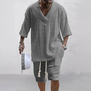 Set – Mens – Spring & Summer – Casual Shorts And T-Shirt Set – Montford Co - Montford & Co