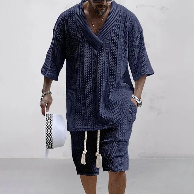Set – Mens – Spring & Summer – Casual Shorts And T-Shirt Set – Montford Co - Montford & Co