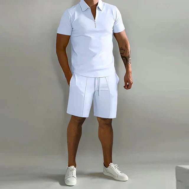 Set – Mens – Spring & Summer – Heren Polo Shirt en Short – Montford Co - Montford & Co