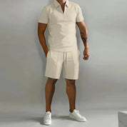 Set – Mens – Spring & Summer – Heren Polo Shirt en Short – Montford Co - Montford & Co