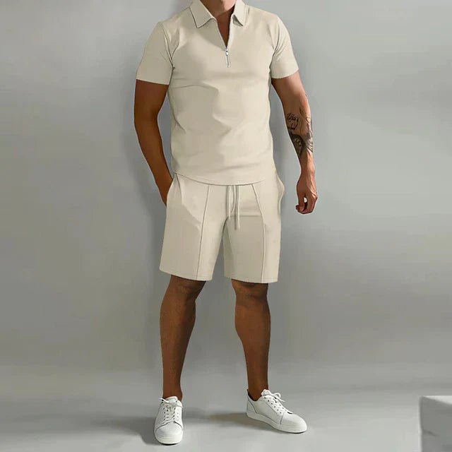 Set – Mens – Spring & Summer – Heren Polo Shirt en Short – Montford Co - Montford & Co