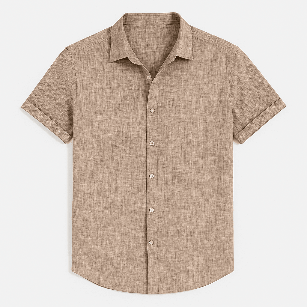 Short Sleeve Linen Shirt - Montford & Co