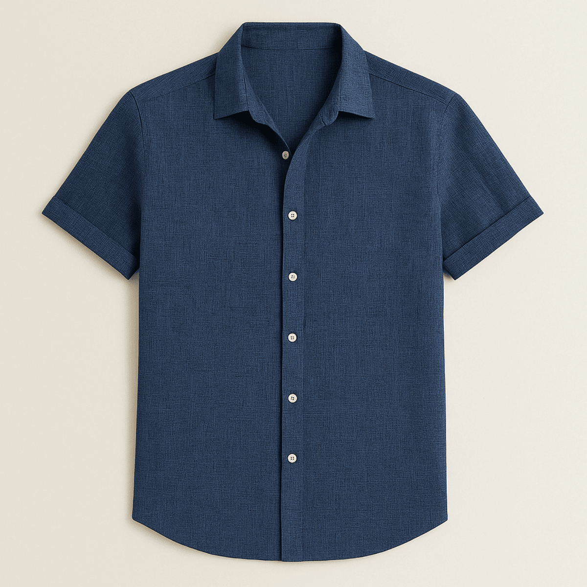 Short Sleeve Linen Shirt - Montford & Co