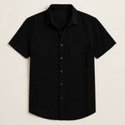 Short Sleeve Linen Shirt - Montford & Co