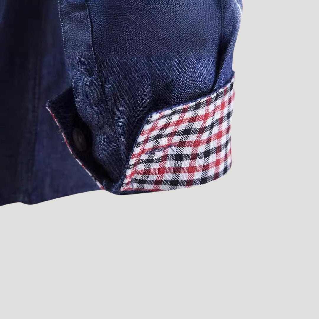 Slim Fit Denim Shirt - Montford & Co