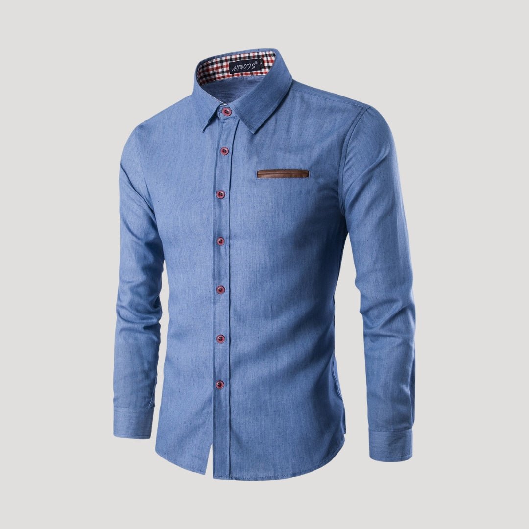 Slim Fit Denim Shirt - Montford & Co