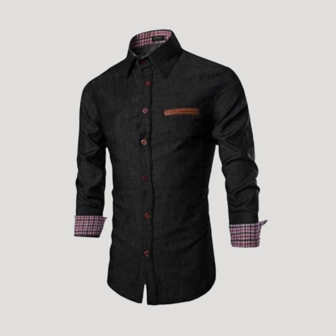 Slim Fit Denim Shirt - Montford & Co