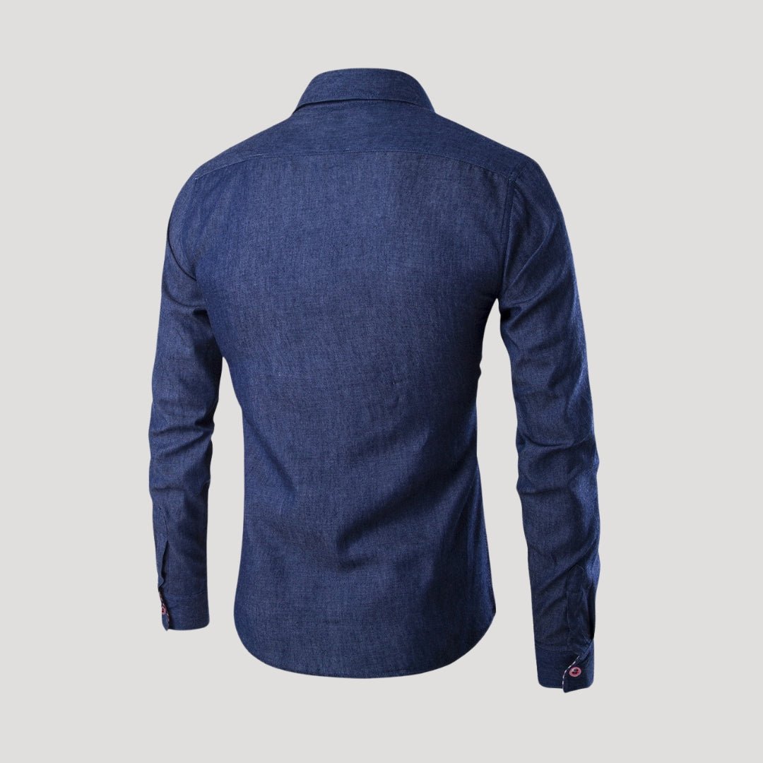 Slim Fit Denim Shirt - Montford & Co