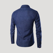 Slim Fit Denim Shirt - Montford & Co