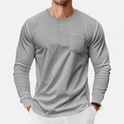 Slim Fit Henley Shirt - Montford & Co
