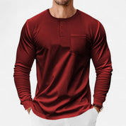 Slim Fit Henley Shirt - Montford & Co