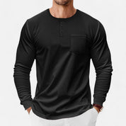 Slim Fit Henley Shirt - Montford & Co
