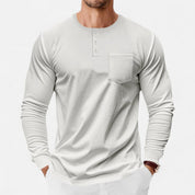 Slim Fit Henley Shirt - Montford & Co