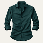 Slim Fit Stretch Button Down Casual Shirt - Montford & Co