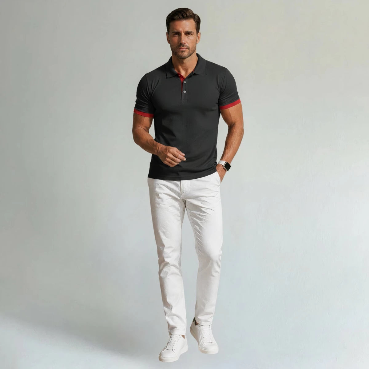 Slim Fit Trendy Summer Polo Shirt - Montford & Co
