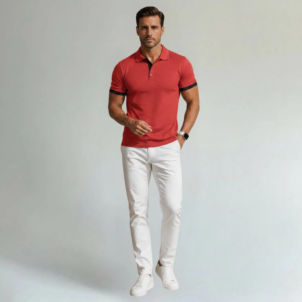 Slim Fit Trendy Summer Polo Shirt - Montford & Co