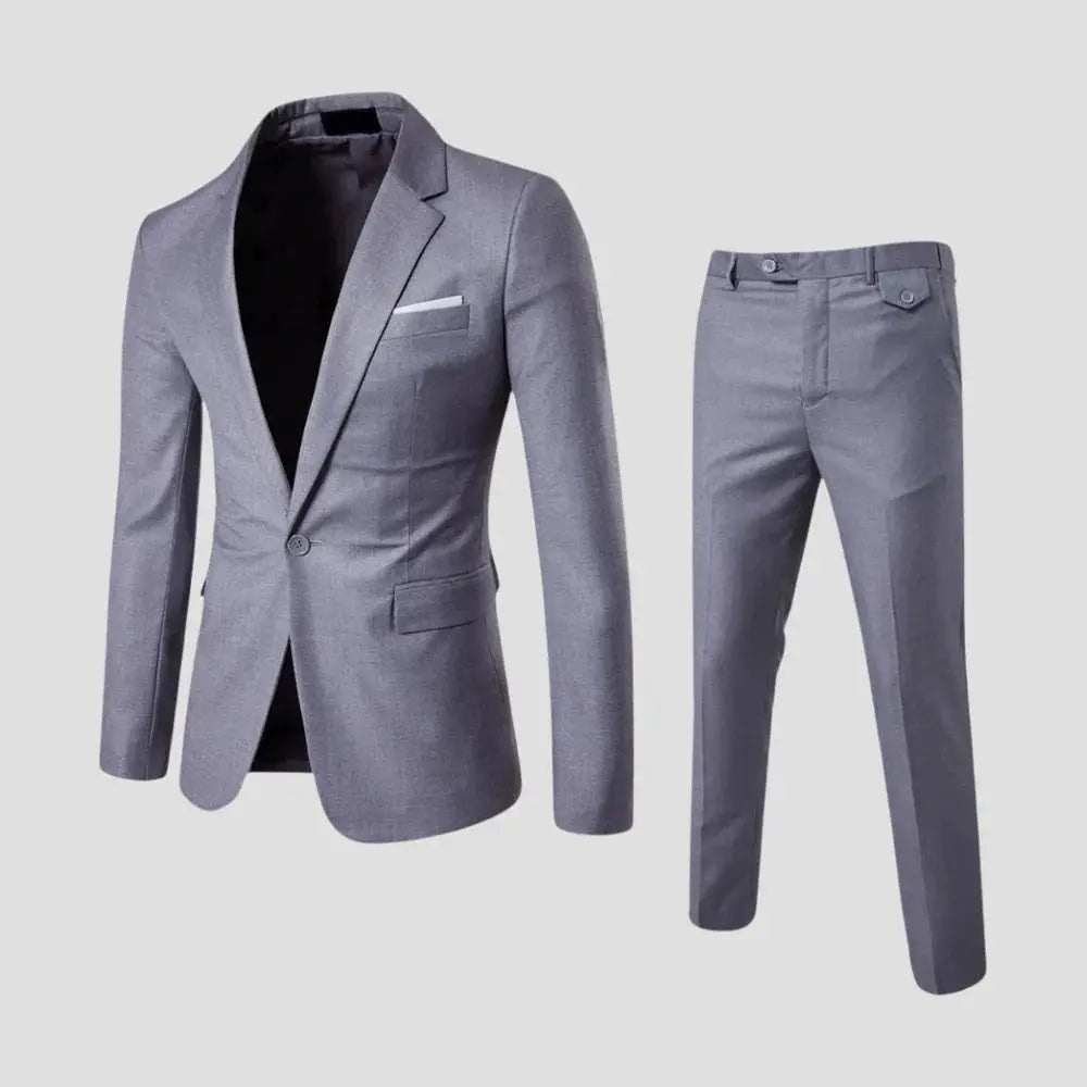 Slim Fit Two Piece Suit - Montford & Co