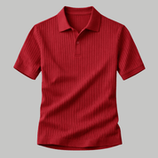Stretch Ribbed Summer Polo Shirt - Montford & Co