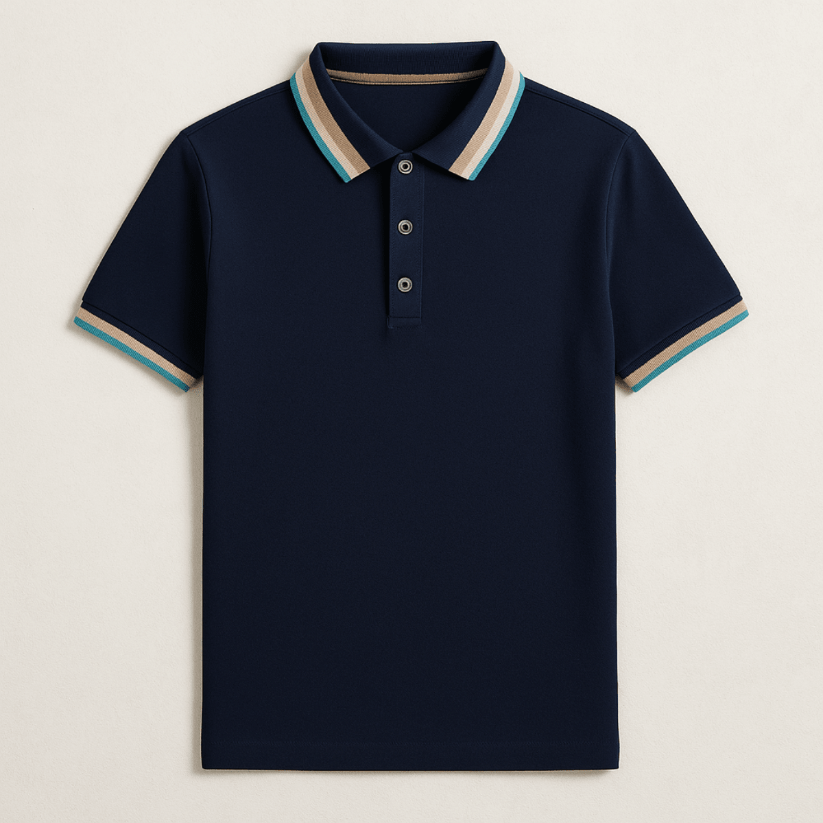 Striped Cotton Polo Shirt - Montford & Co