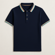Striped Cotton Polo Shirt - Montford & Co