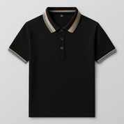 Striped Cotton Polo Shirt - Montford & Co