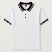 Striped Cotton Polo Shirt - Montford & Co
