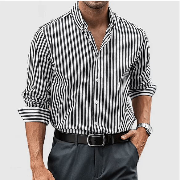 Striped Cotton Shirt - Montford & Co