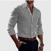 Striped Cotton Shirt - Montford & Co