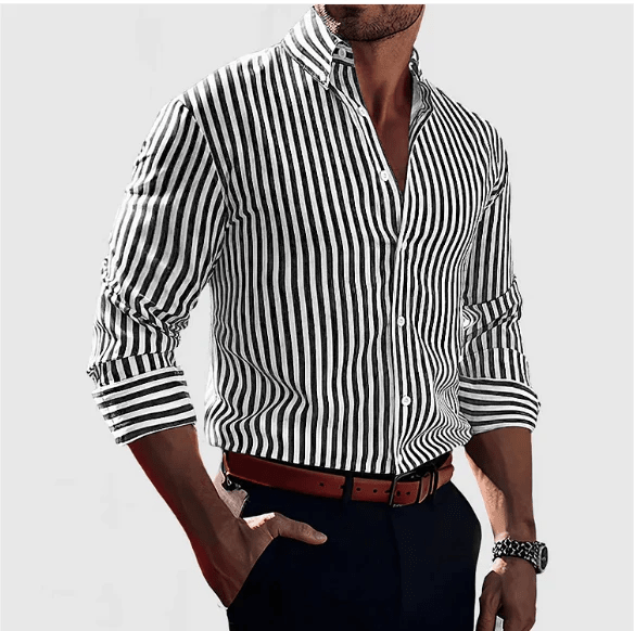 Striped Cotton Shirt - Montford & Co
