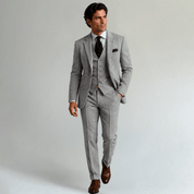 Suit Set Three - Piece Tweed Tuxedo - Montford & Co