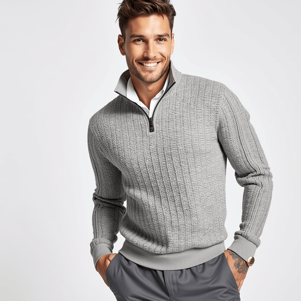 Sweater – Cozy Cable Knit Comfort for Casual Outings - Montford & Co