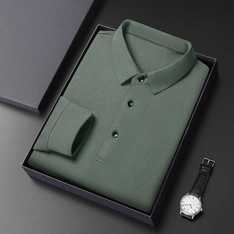 Textured Knit Polo - Montford & Co