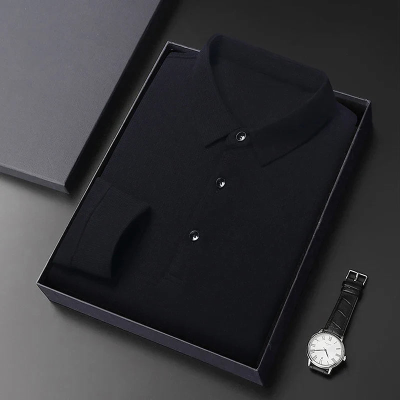 Textured Knit Polo - Montford & Co