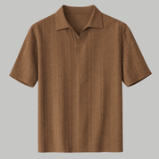 Textured Knit Polo Shirt - Montford & Co
