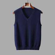 Top – Heren – Autumn & Winter – Spencer Voor Heren Met V - hals – Montford Co - Montford & Co