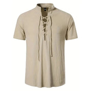Top – Mens – All Season – Men's Lightweight Breathable Cotton Linen Shirt – Montford Co - Montford & Co