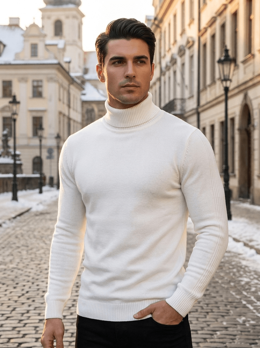 Top – Mens – Autumn & Winter – Heren Coltrui met Lange Mouw – Montford Co - Montford & Co