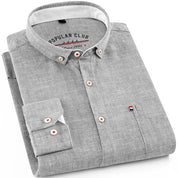 Top – Mens – Spring &amp; Summer – Linen Button - Down Collar Shirt – Montford Co - Montford & Co