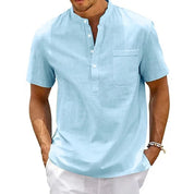 Top – Mens – Spring &amp; Summer – Men's Cotton Short Sleeve T-Shirt – Montford Co - Montford & Co