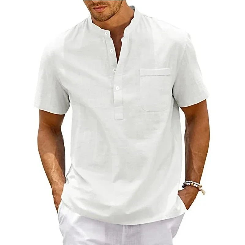 Top – Mens – Spring &amp; Summer – Men's Cotton Short Sleeve T-Shirt – Montford Co - Montford & Co
