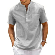 Top – Mens – Spring &amp; Summer – Men's Cotton Short Sleeve T-Shirt – Montford Co - Montford & Co