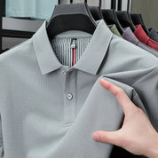 Top – Mens – Spring & Summer – Men's Pure Cotton Short Sleeved Polo Shirt – Montford Co - Montford & Co