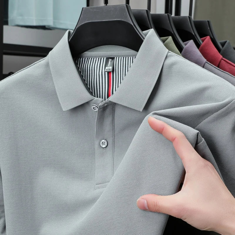 Top – Mens – Spring & Summer – Men's Pure Cotton Short Sleeved Polo Shirt – Montford Co - Montford & Co