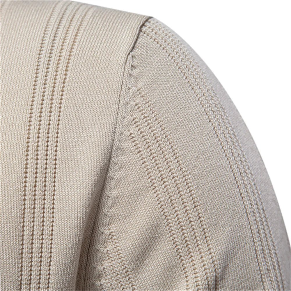 Top – Mens – Spring & Summer – Ribbed Knit Polo Shirt – Montford Co - Montford & Co