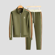 Tracksuit Set with Striped Design - Montford & Co