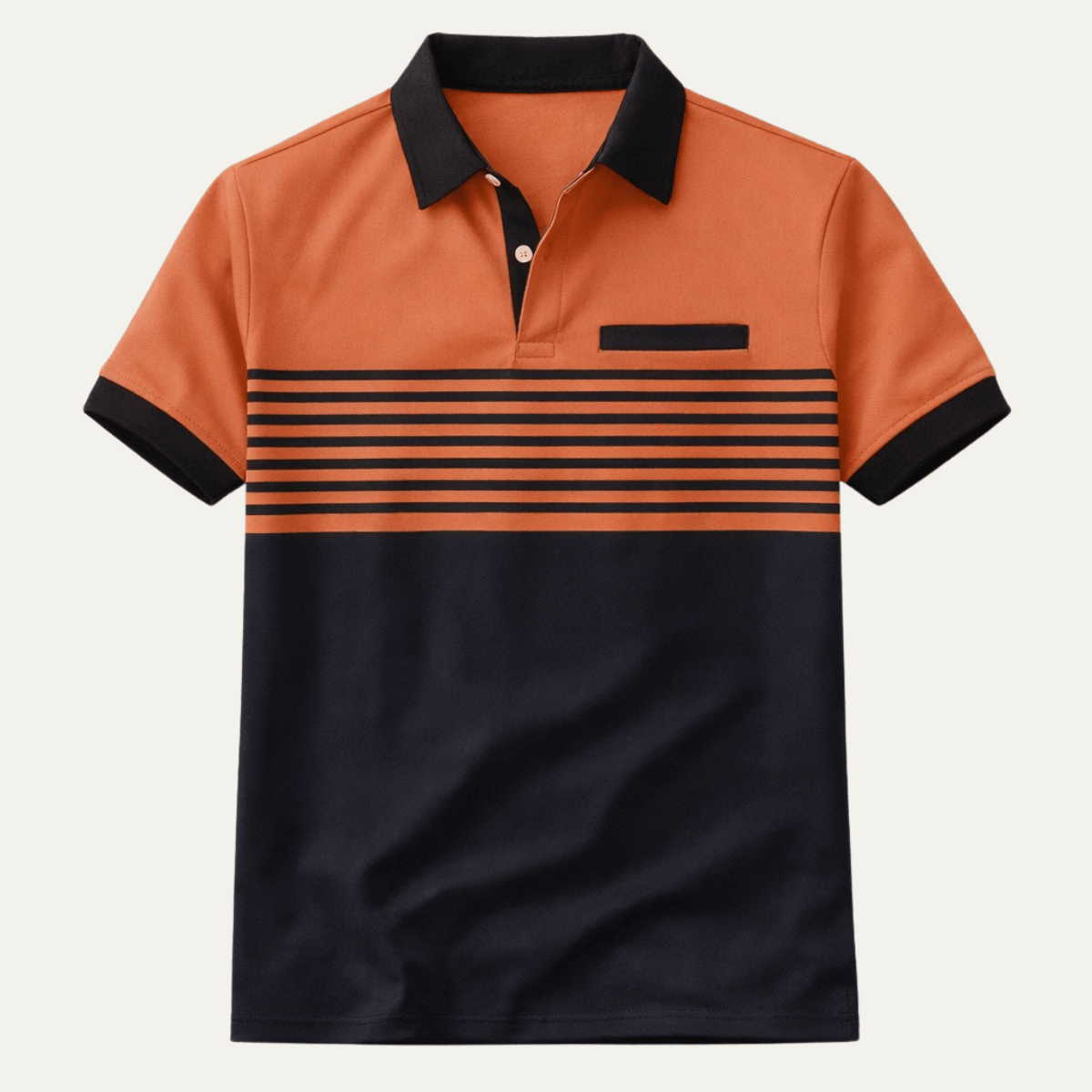 Trendy Slim Fit Striped Polo Shirt - Montford & Co